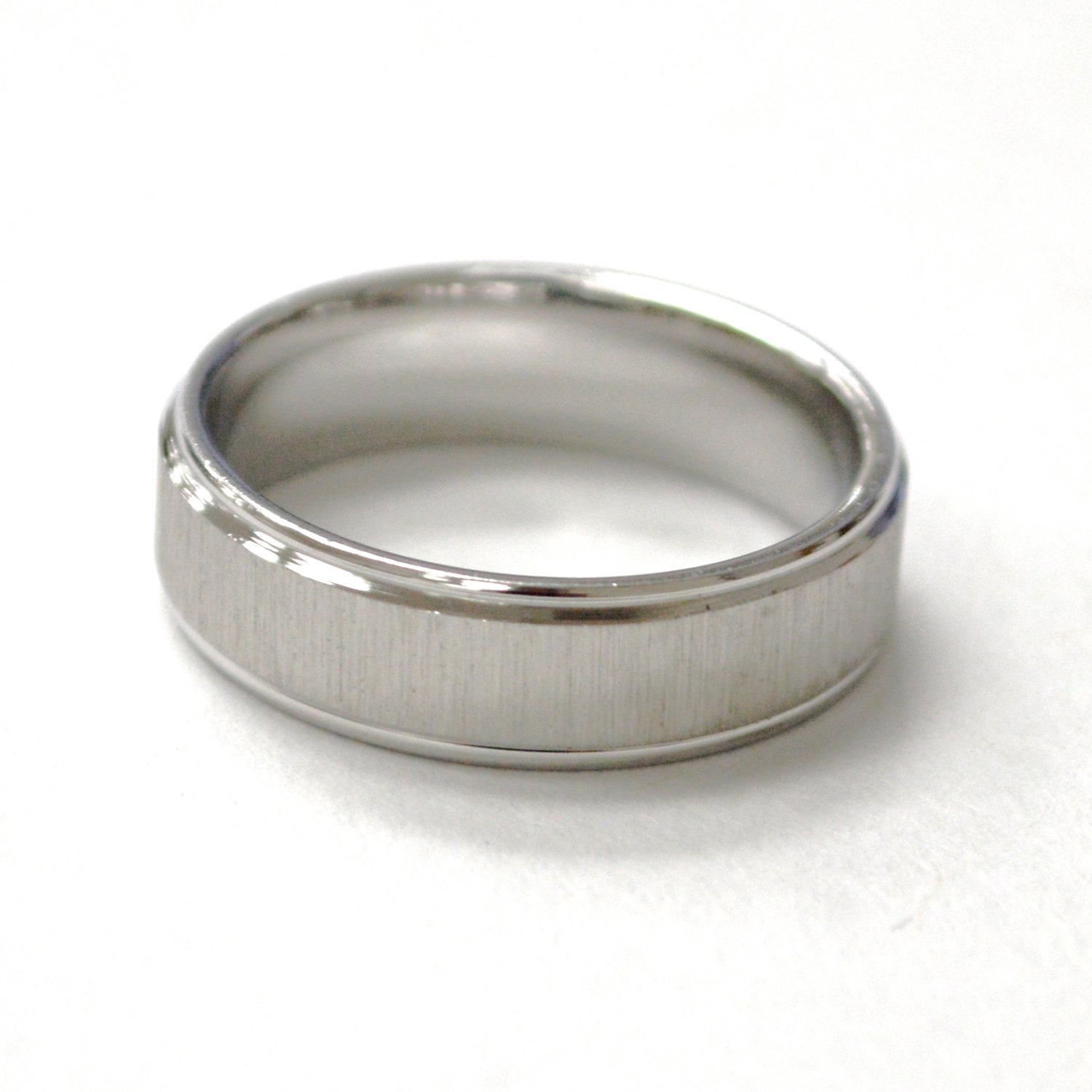 Sand Finished Stainless Steel Ring 81-1734S