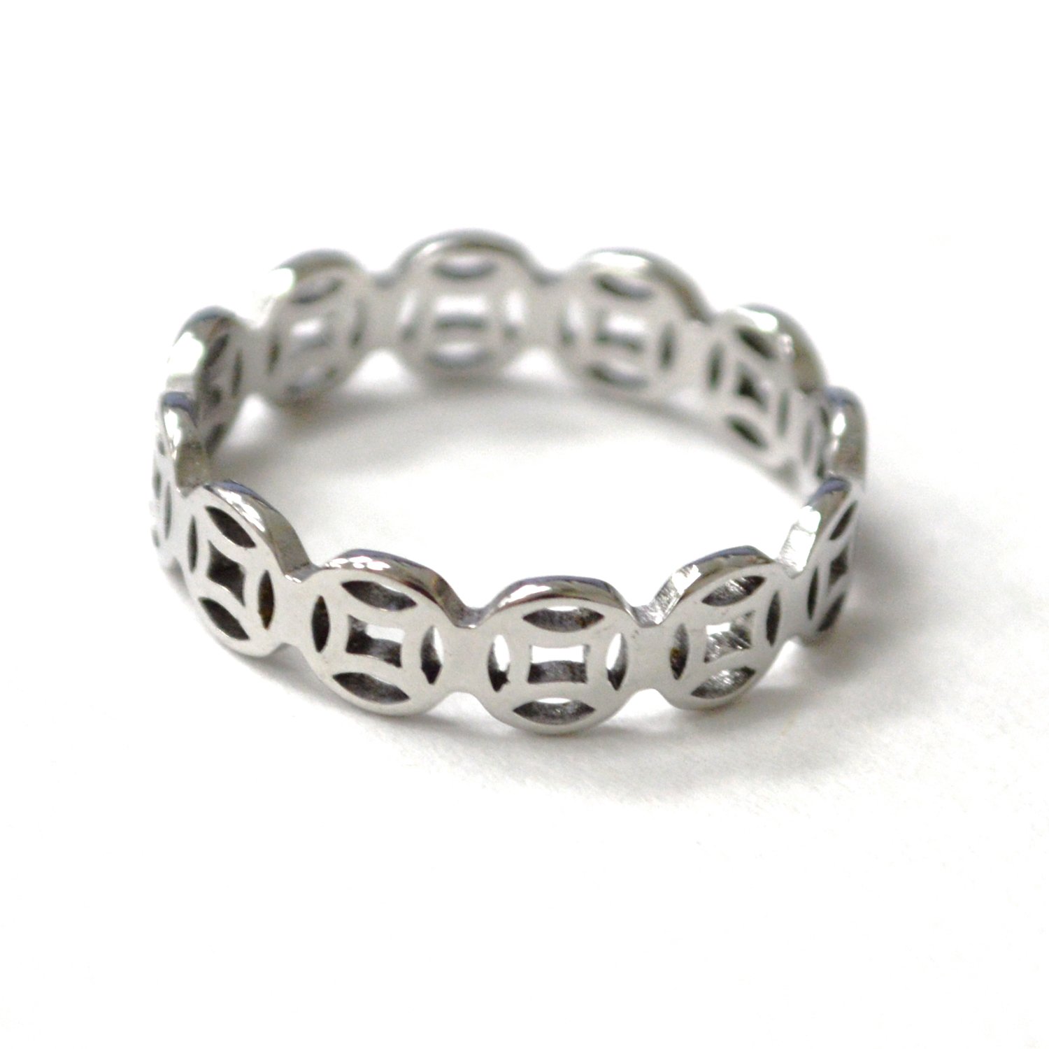 Designers Inspired Stainless Steel Ring 81-1380S