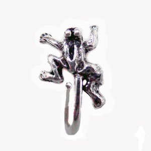 Frog Nose Stud Sterling Silver (5 pcs in a bag)