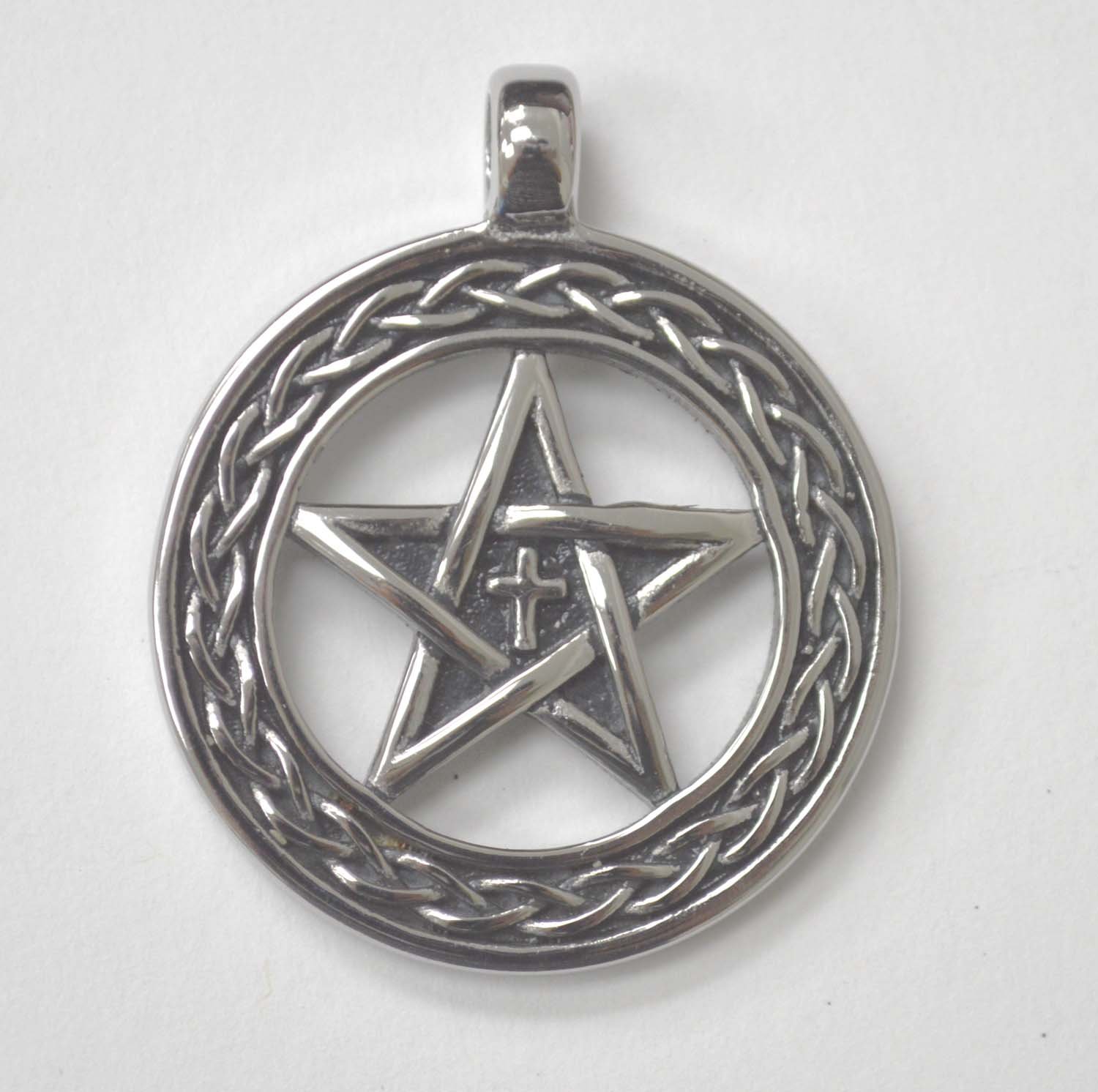 Pentagram Stainless Steel Pendant 86-2809