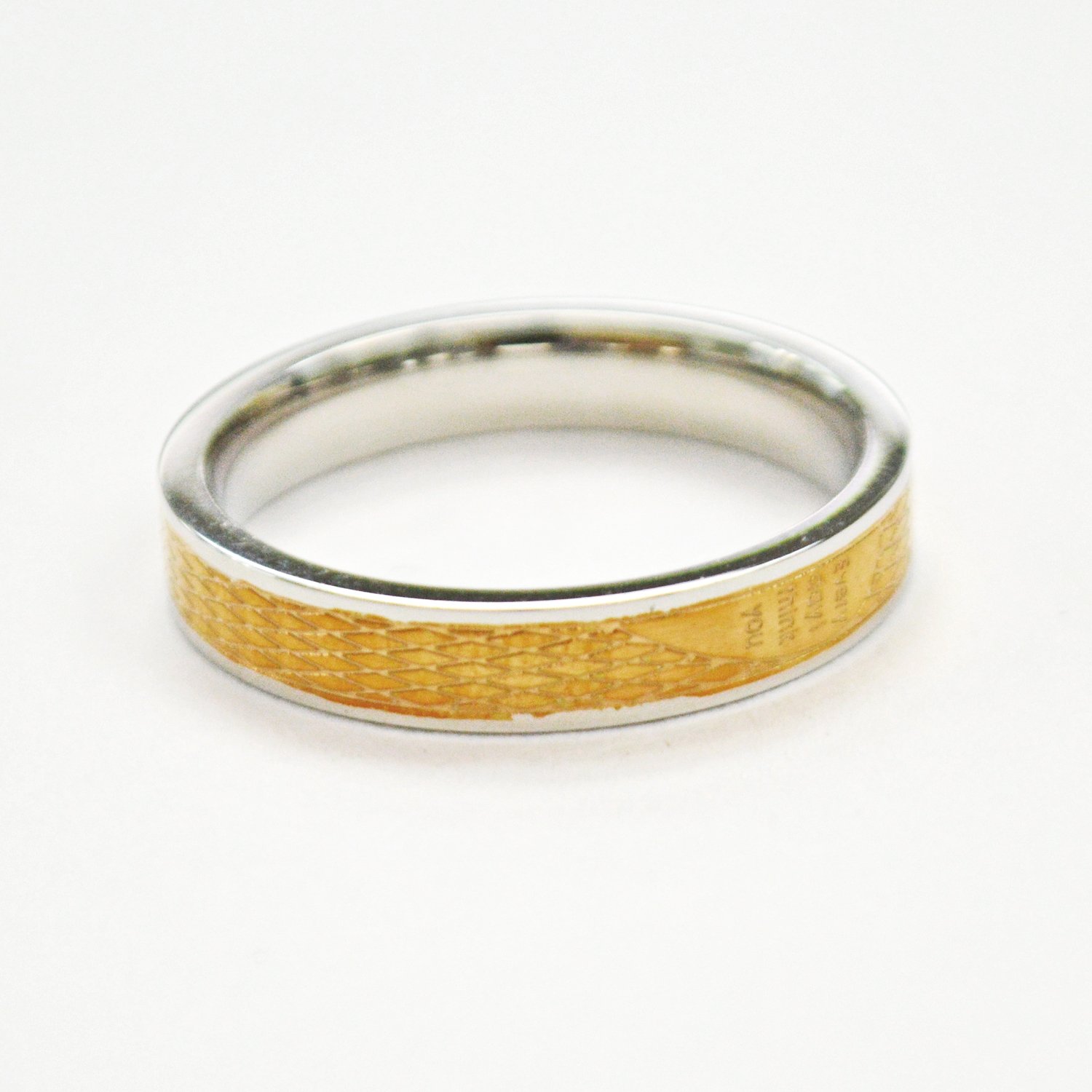 2 Tone Rose Gold Ring (4mm) 81-317