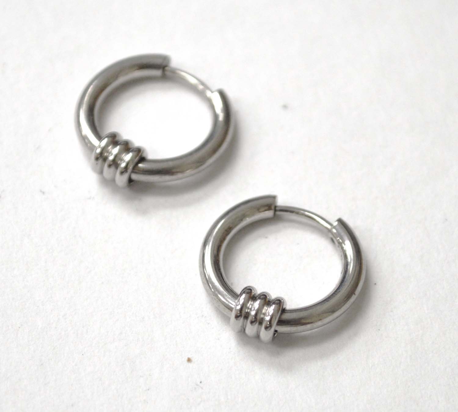 Hoops Earrings Stainless Steel  83-866