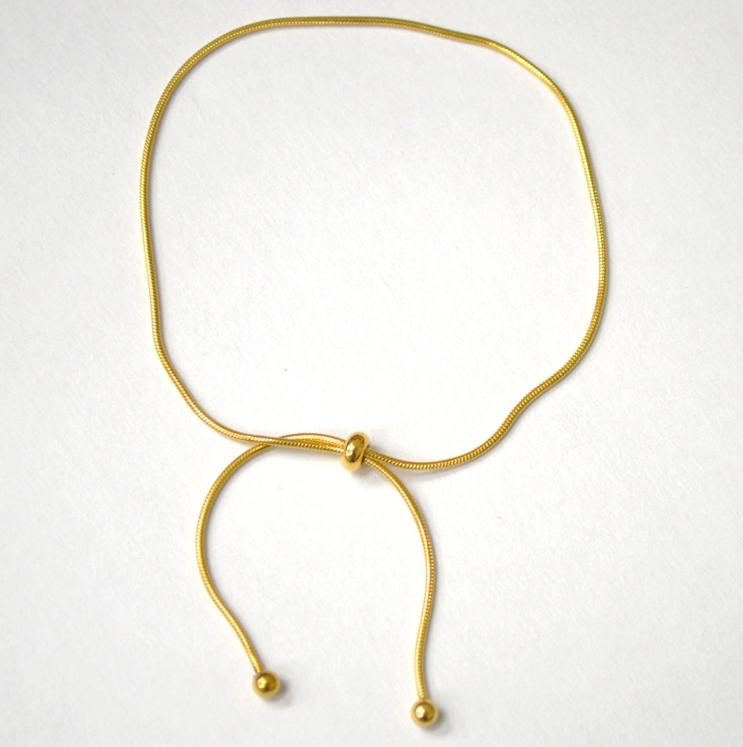 Flex Snake Gold IP Plated Anklet 82-233G