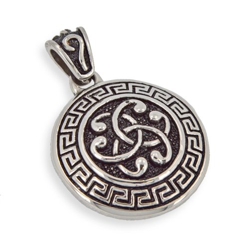 Triquetra Celtic Trinity Medallion Stainless Steel (25mm)