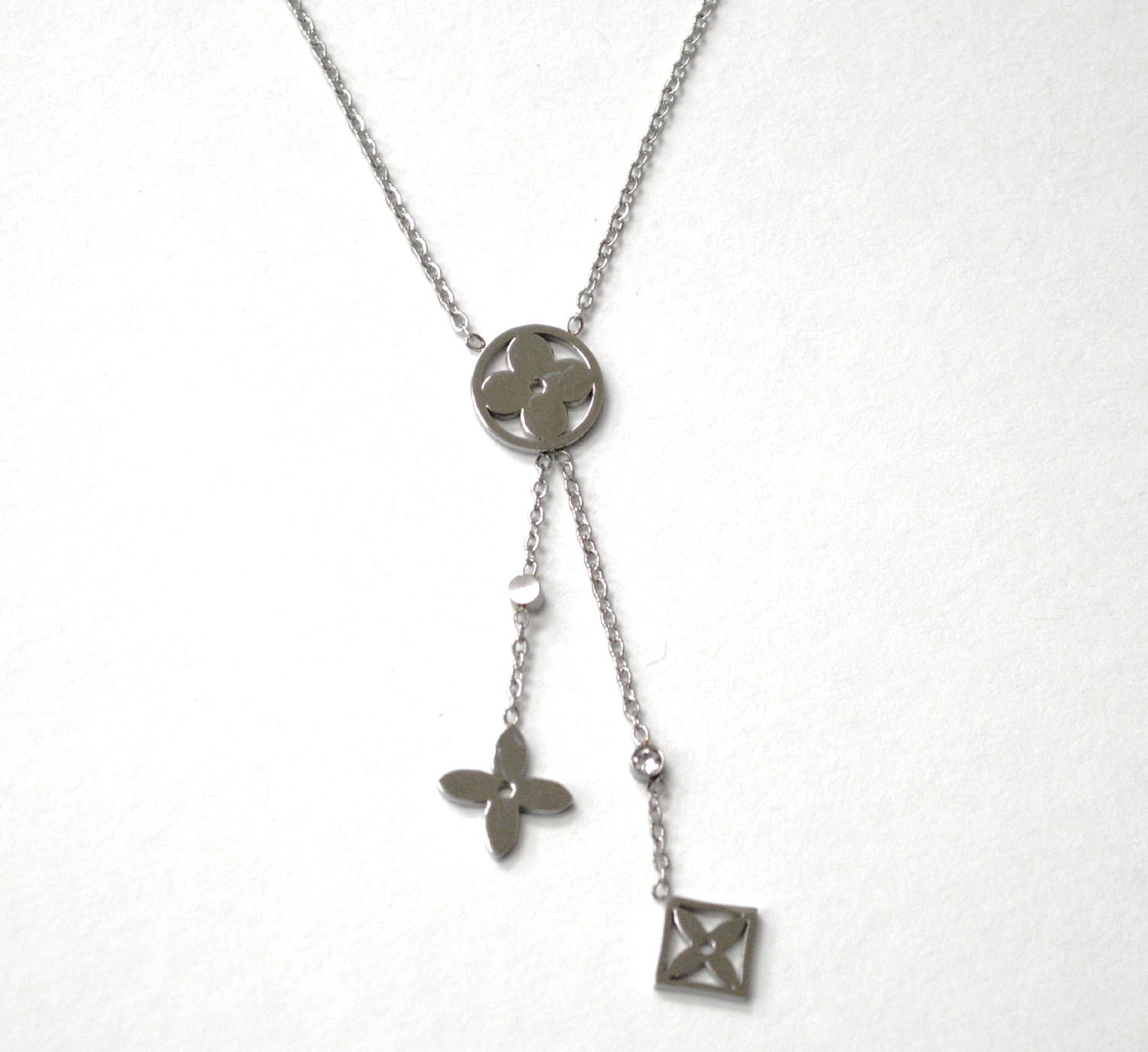 Designer Inspired Stainless Steel Necklace 85-288S