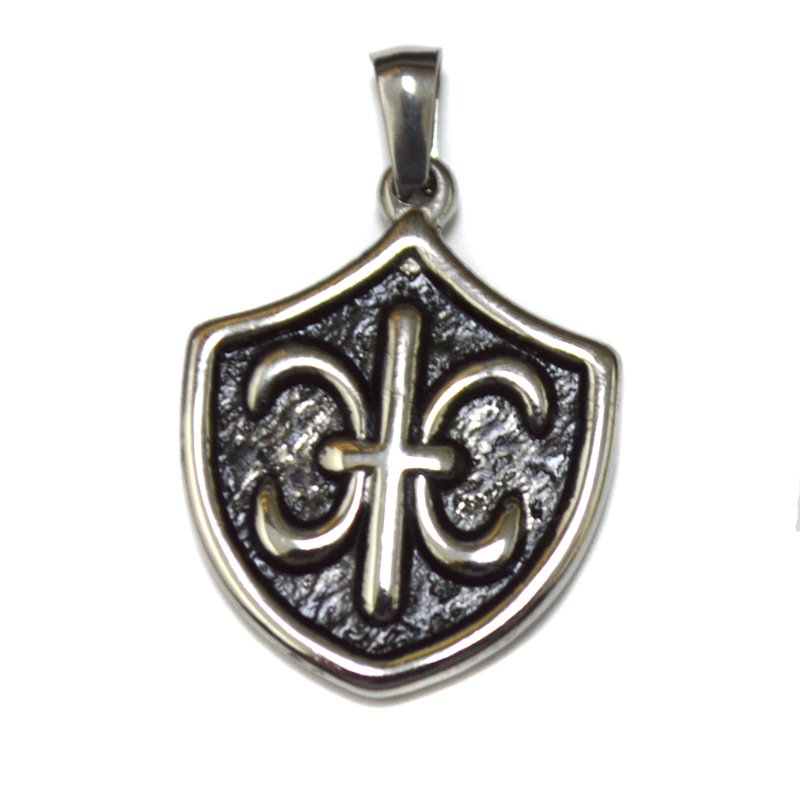 Fleur De Lis Shield Pendant 86-2011