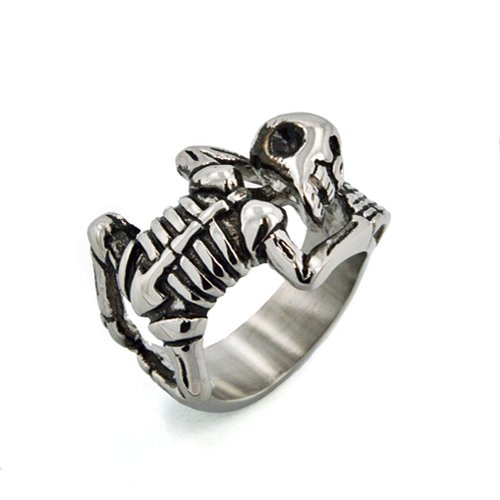 Skull Stainless Steel Ring 81-1019