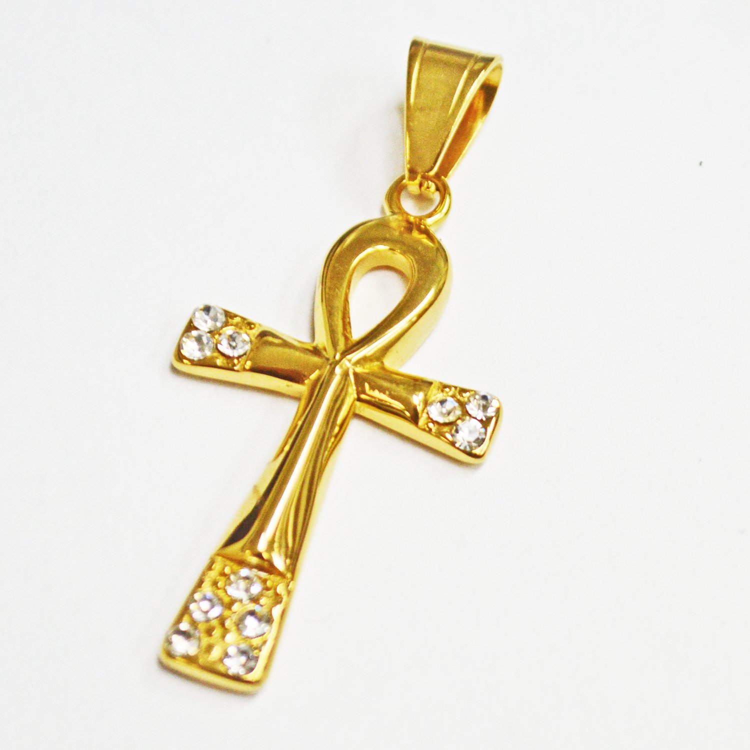 Ank Gold IP Plated Pendant 86-2046G-Sm