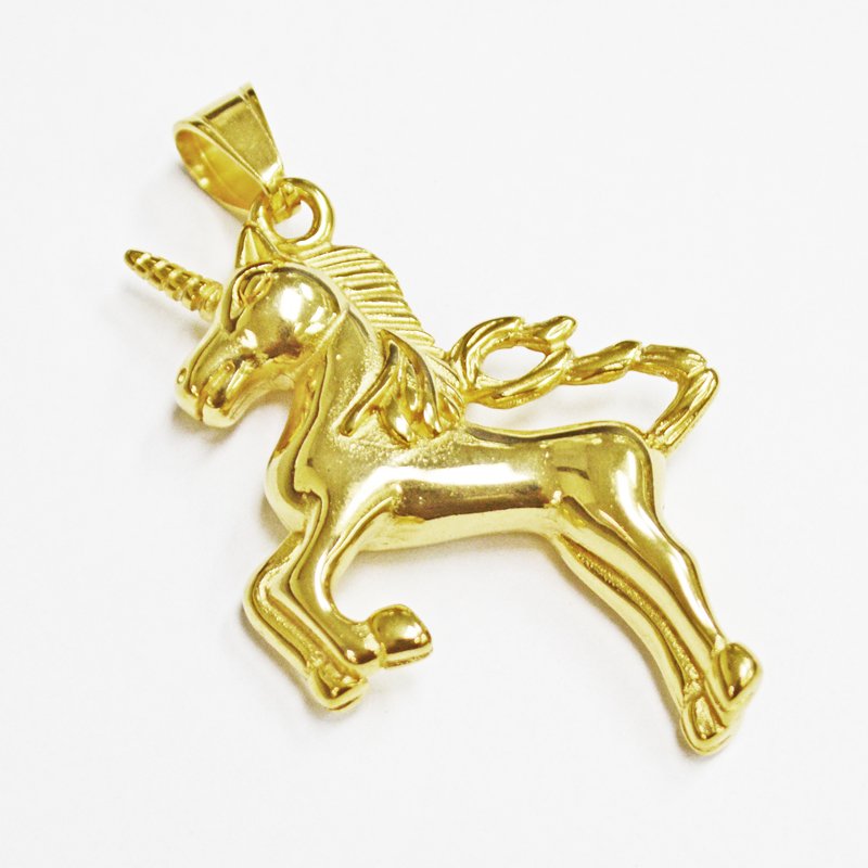 Unicorn Gold Plated Pendant 86-2042G