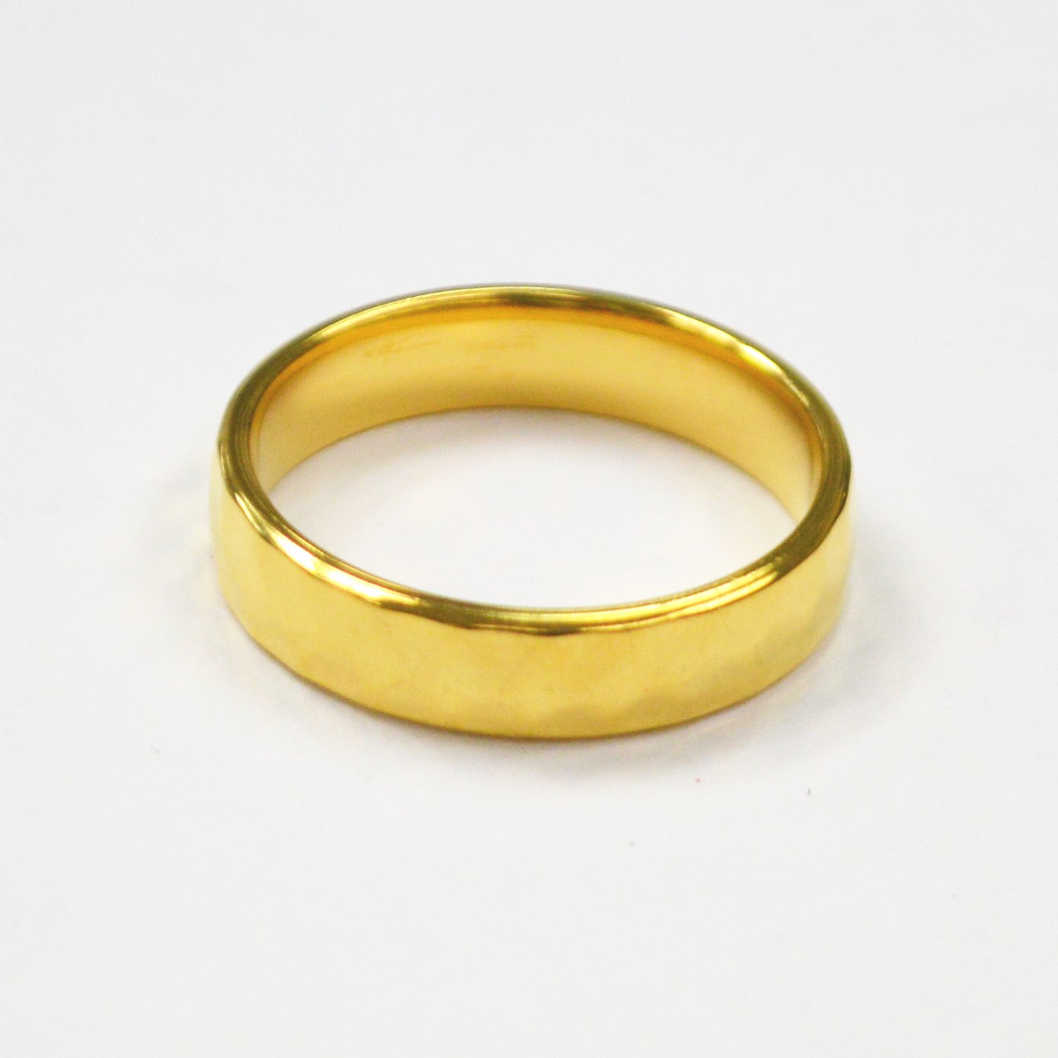 5mm Diamond Cut Gold Plated Ring  81-1321G-5