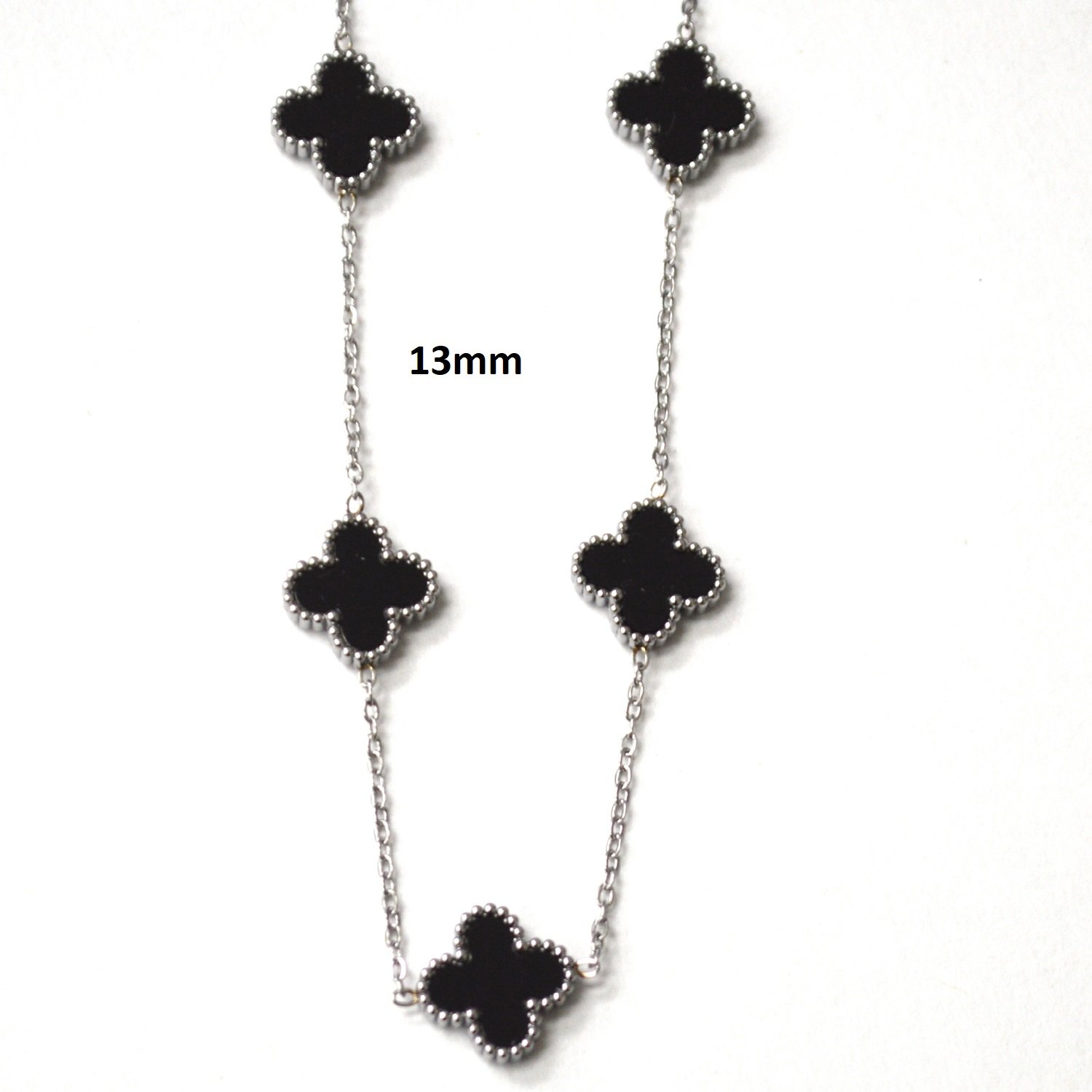 Designer's Inspired Stainless Steel Necklace 85-304S-13