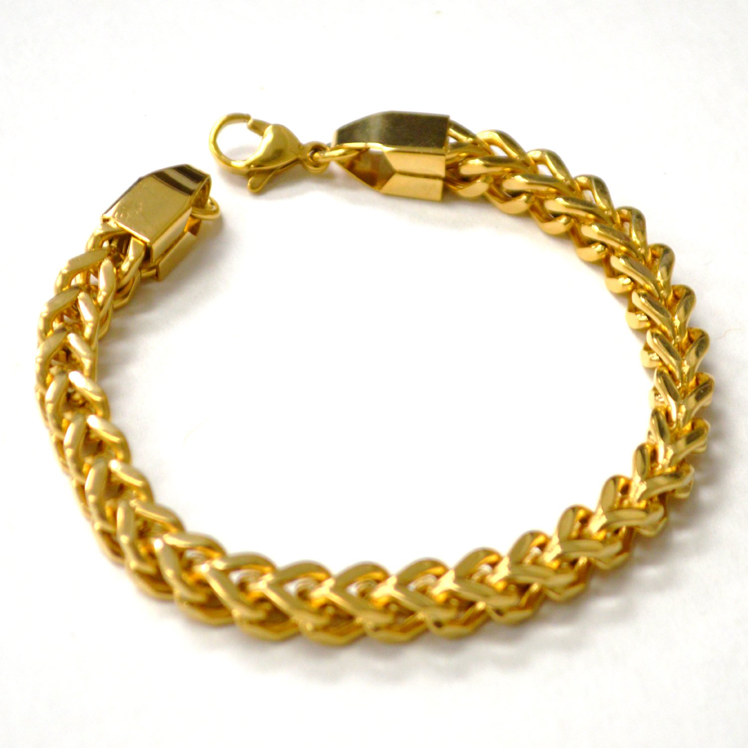 6mm Franco Gold Plated Bracelet 84-215G-6