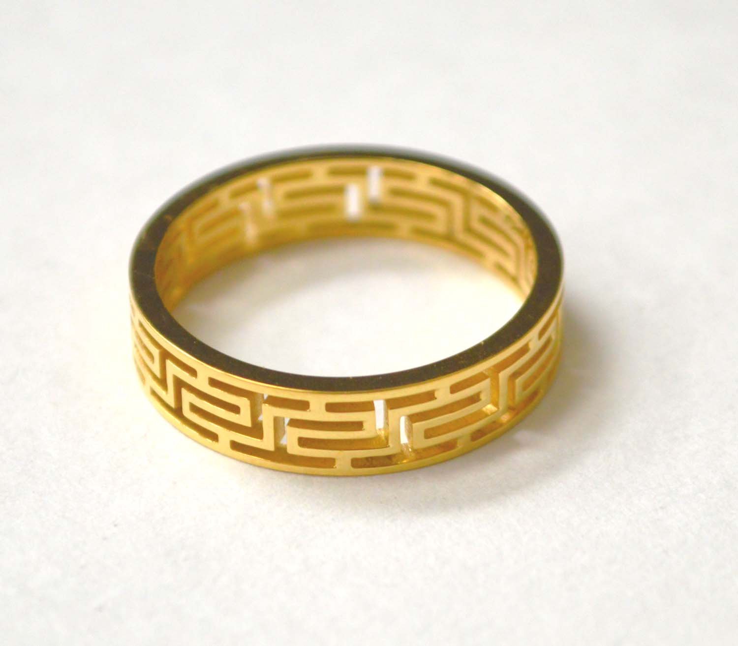DECORATIVE Gold Plated RING 81-1152G-5