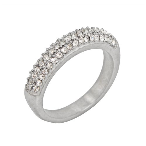 DOUBLE ROW CZ RING  81-766