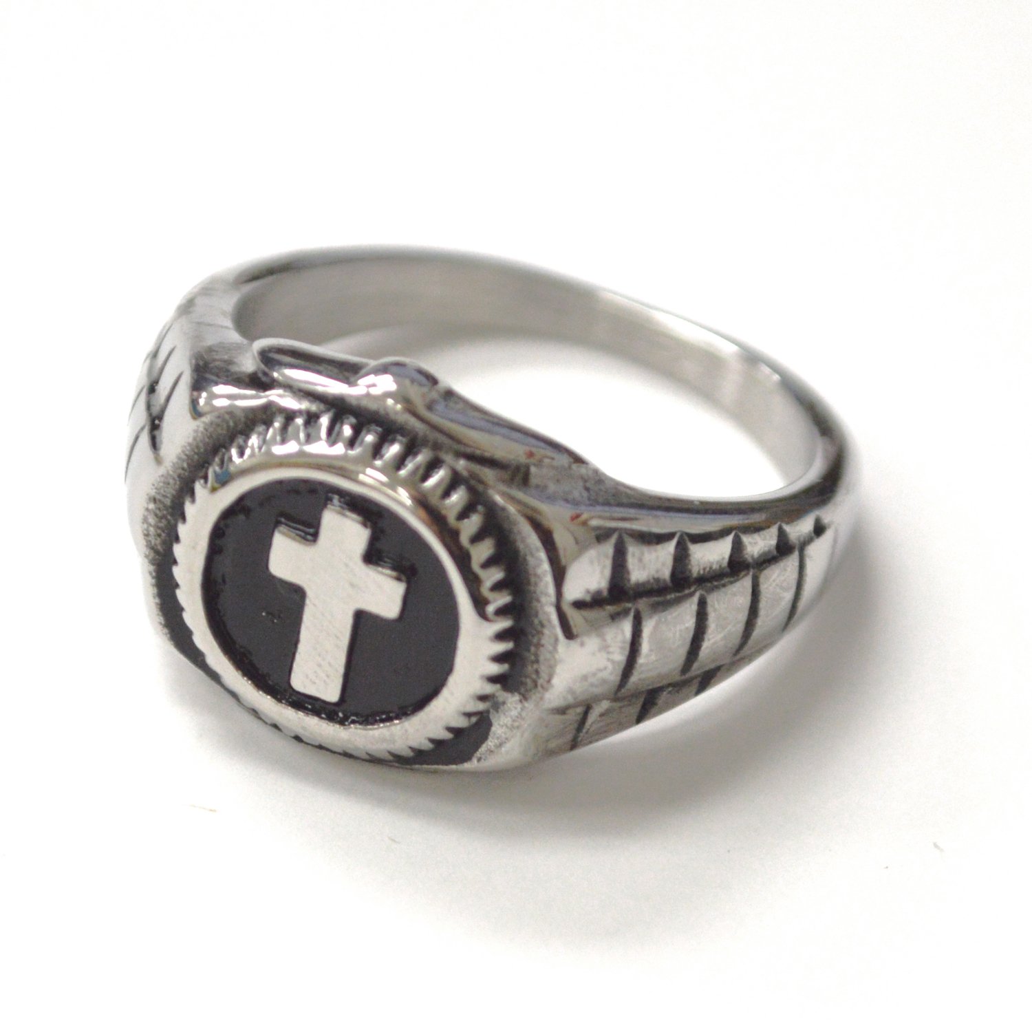 Cross Stainless Steel Ring 81-1812