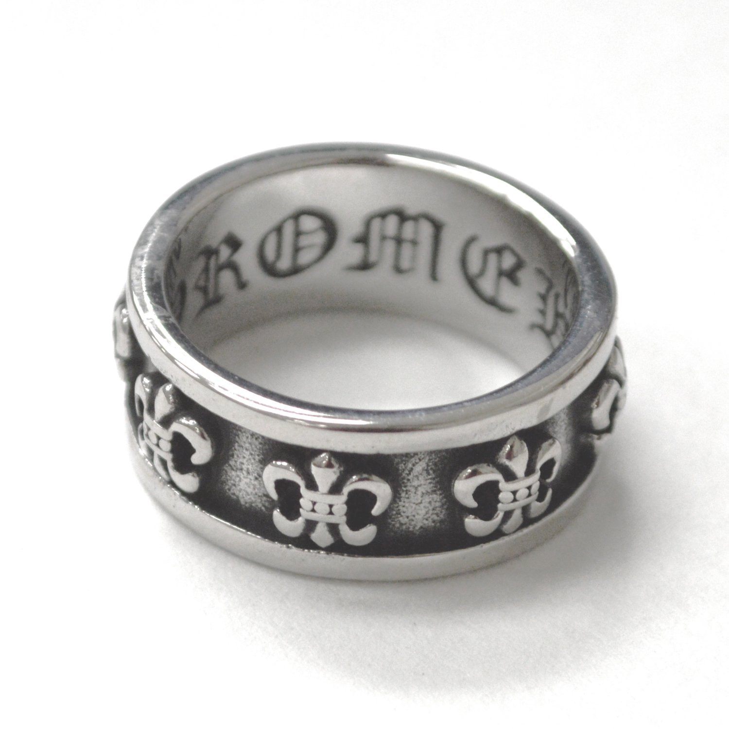 Fleur De Lis Stainless Steel Ring 81-1715