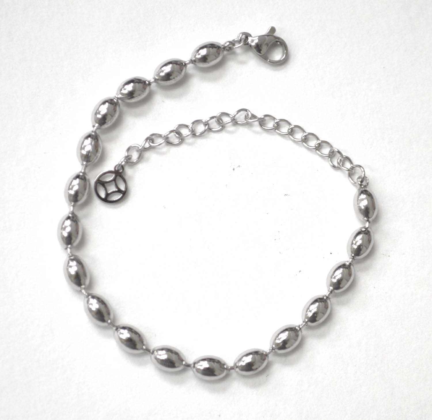 Rice Bead Stainless Steel Bracelet 84-1857S