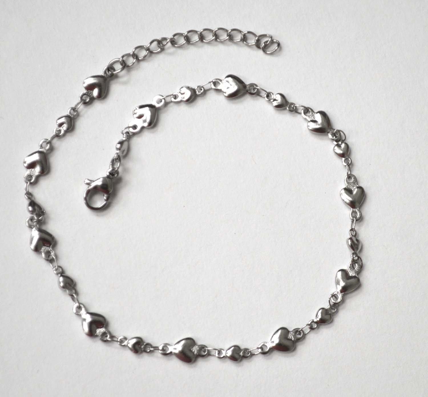 Heart Stainless Steel Anklet 82-218