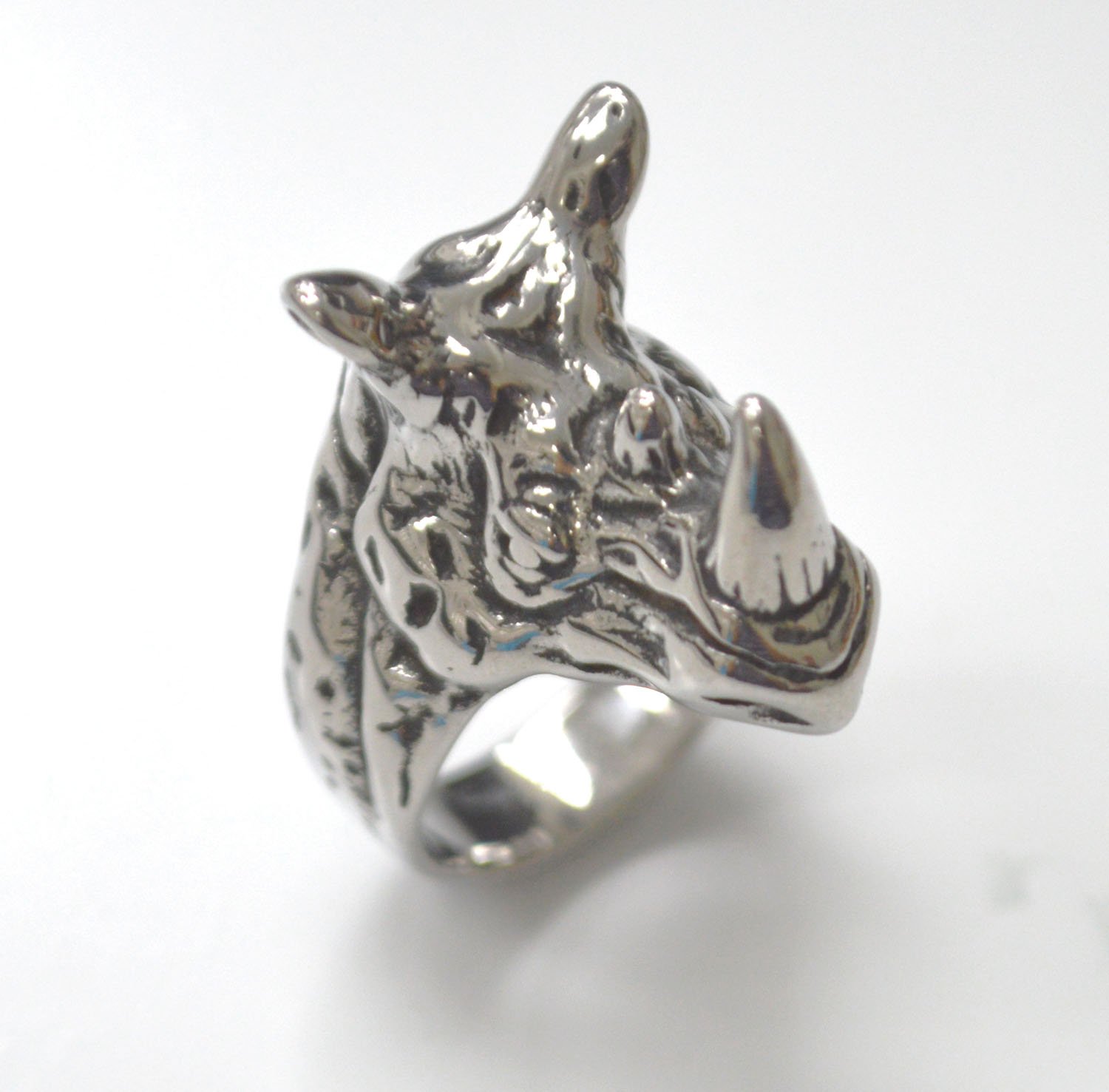 Rhino Stainless Steel Ring 81-1625
