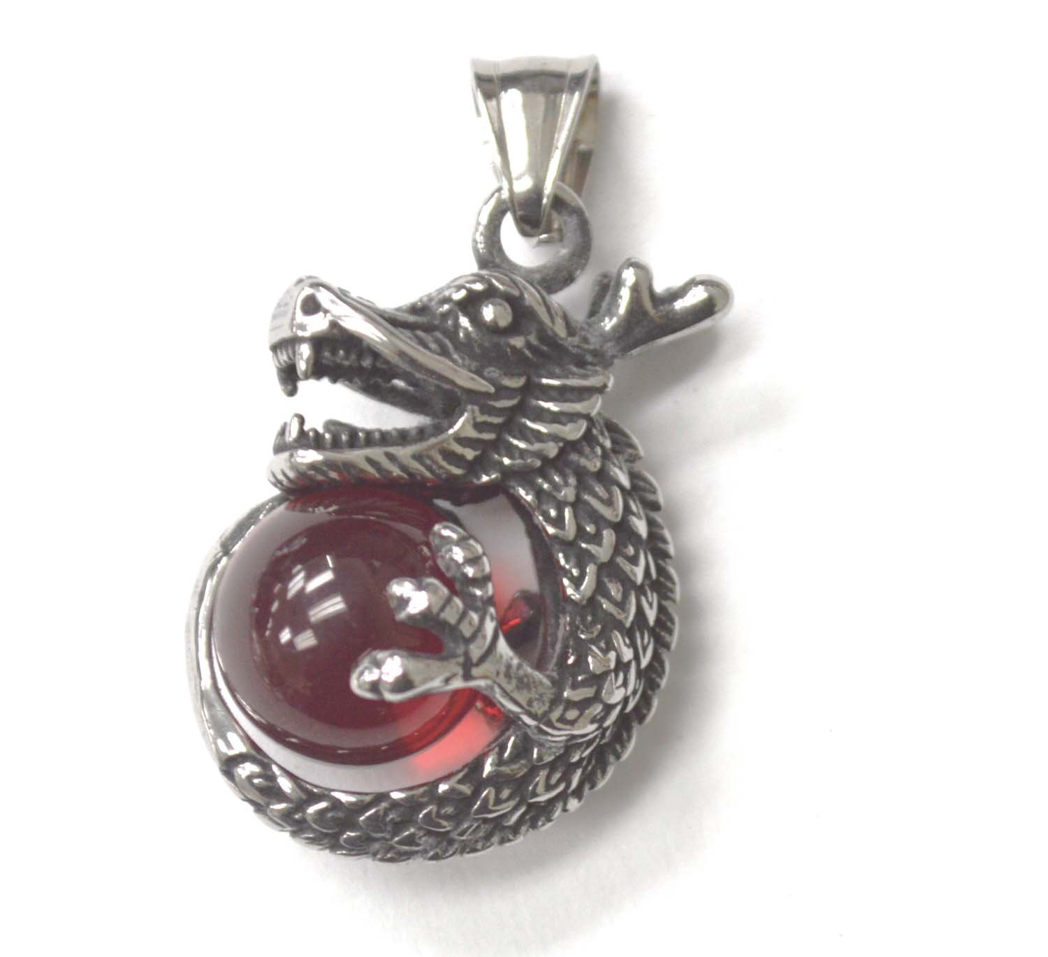 Dragon with Crystal Ball Pendant 86-2804