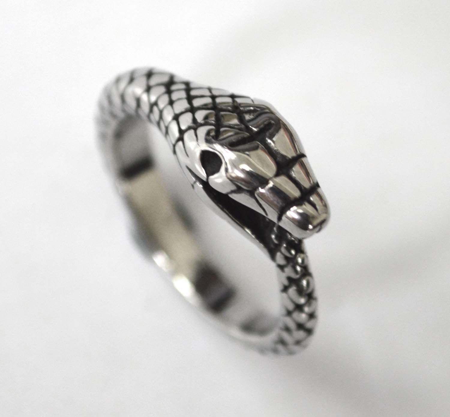 Snake Stainless Steel Ring 81-1464