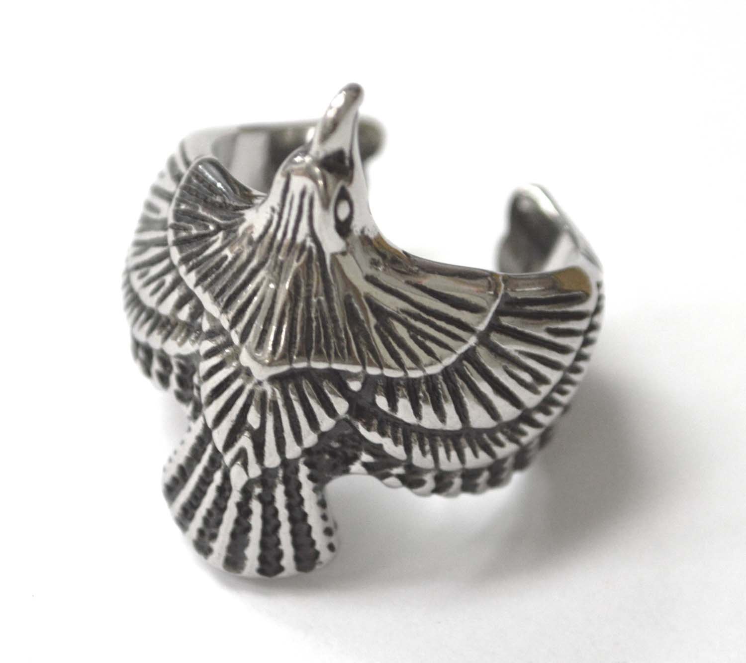 Raven Stainless Steel Ring 81-1463
