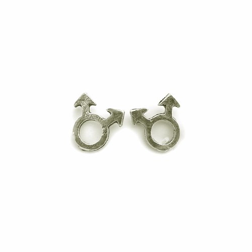 Male Symbol Stud Earring 53-5113