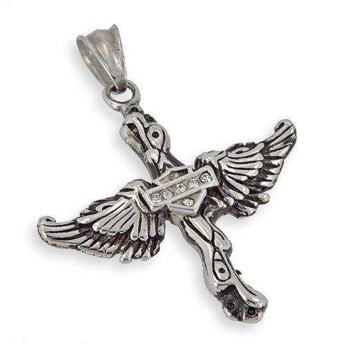 WING SWORD Pendant (38x44mm)