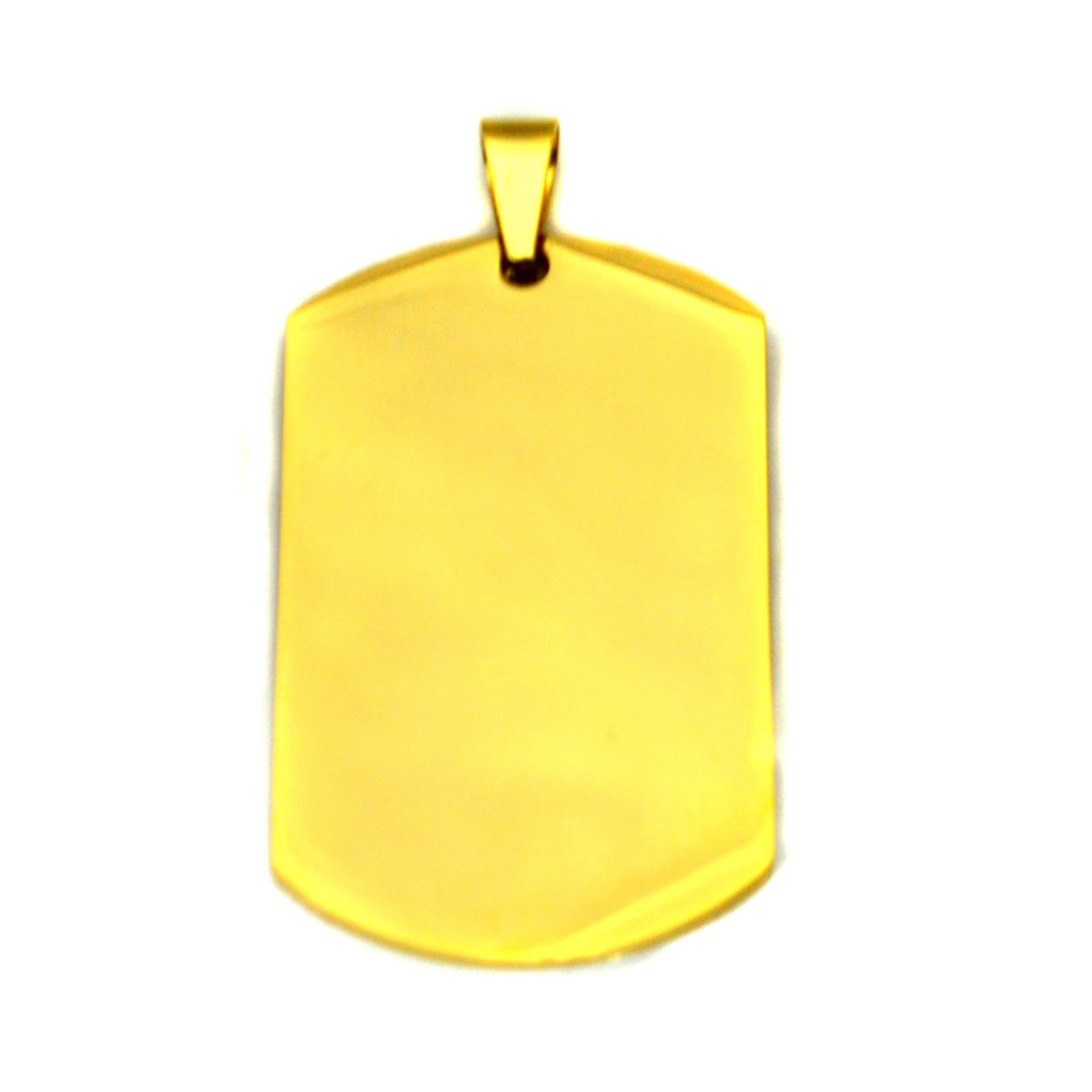 DOG TAG GOLD PLATED Pendant 86-1835G