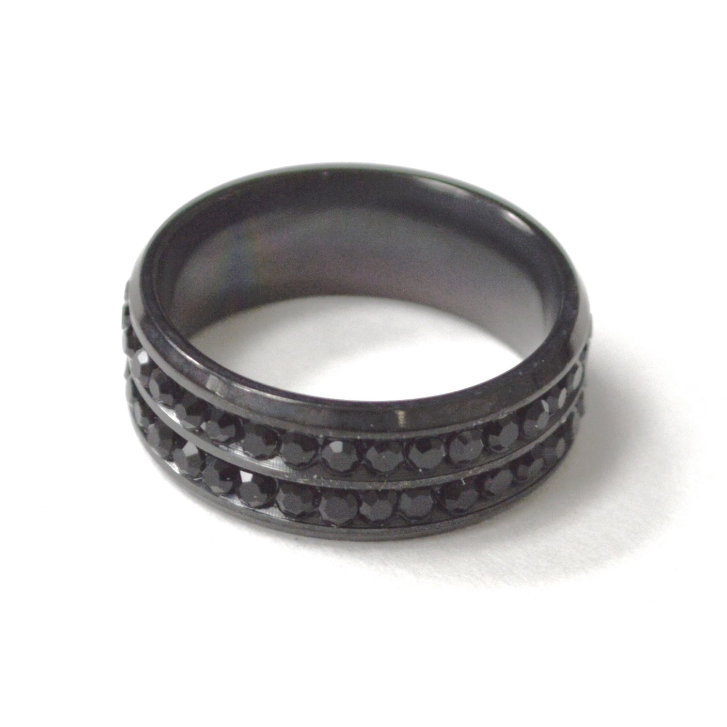 Eternity Black Plated Ring 81-1301B