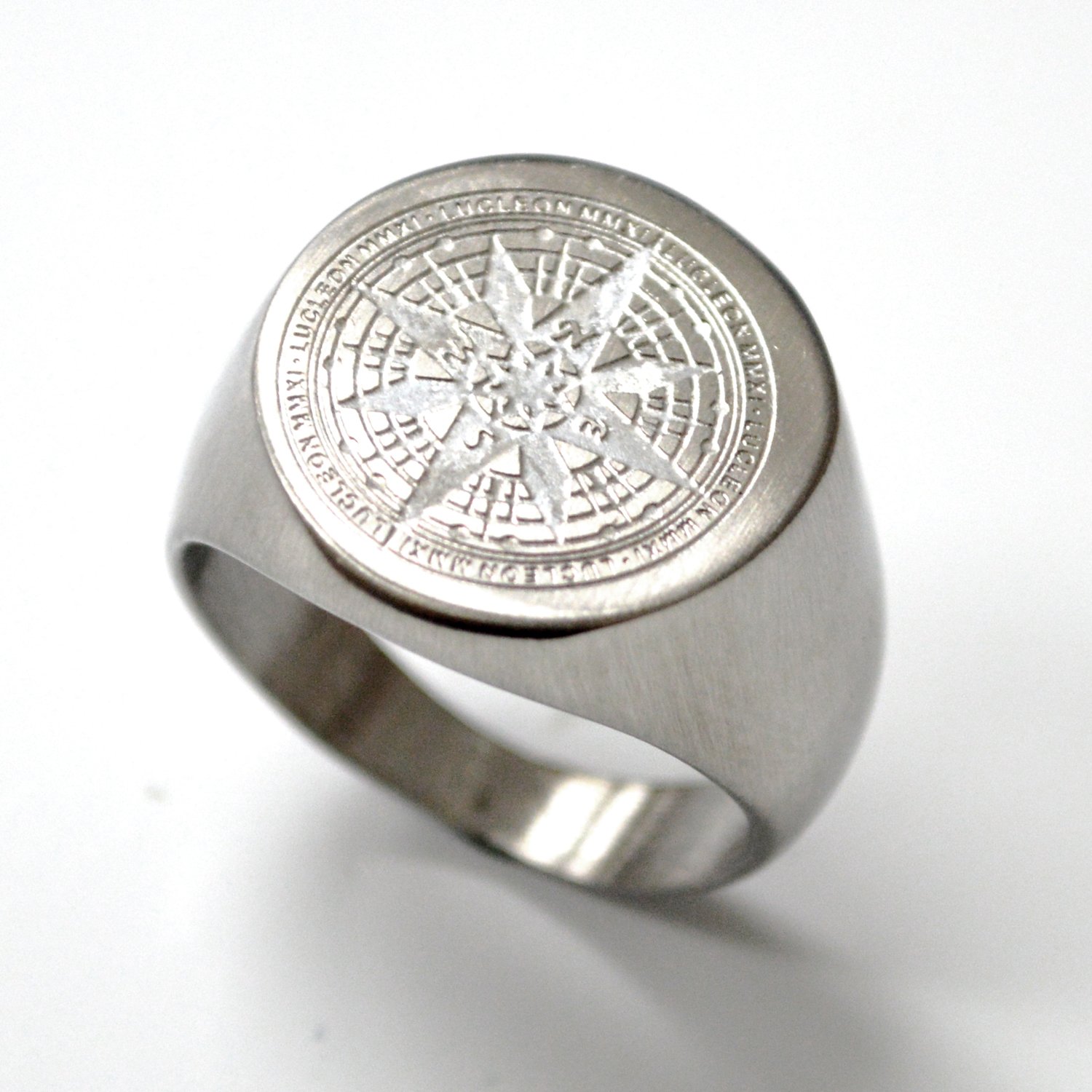 Compass Stainless Steel Ring 81-1675
