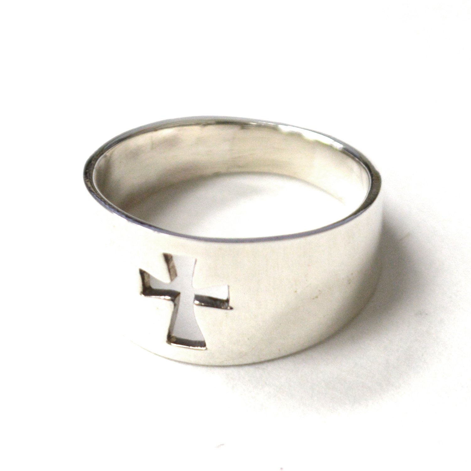 Cross Sterling Silver Ring 51-1221
