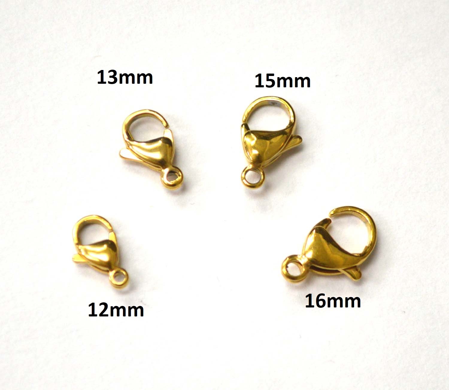 Lobster Clasp Gold IP Plated Findings 88-21G