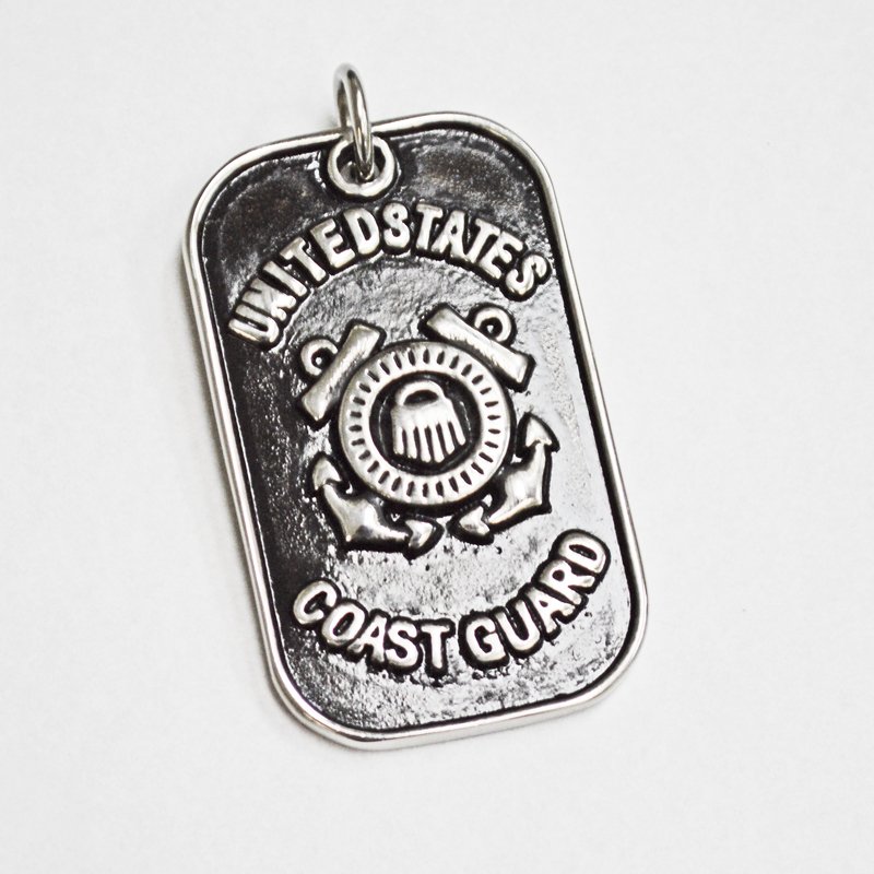 US Coast Guard Dog Tag Pendant 86-2028