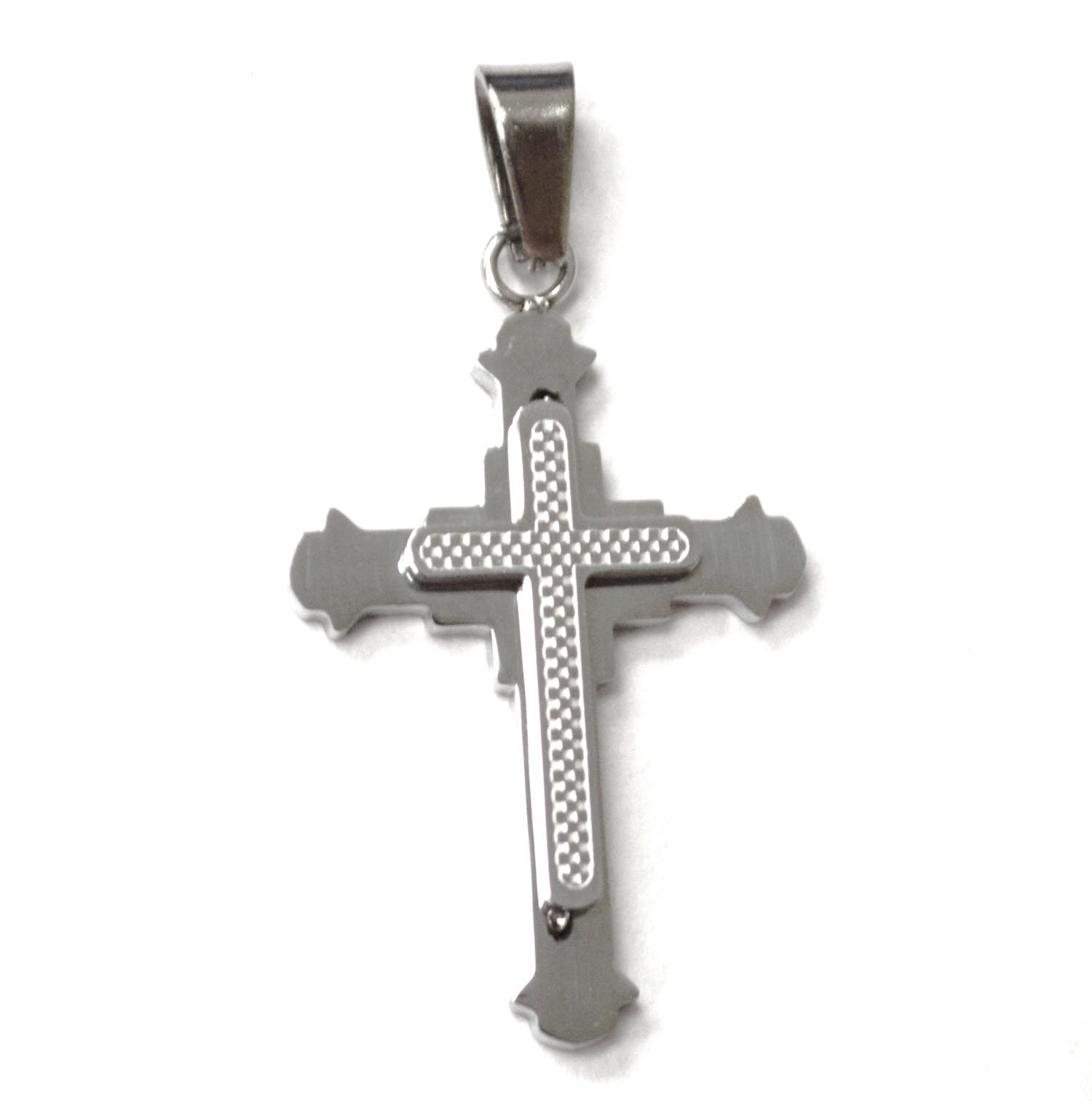 Cross  Stainless Steel Pendant 86-2251S