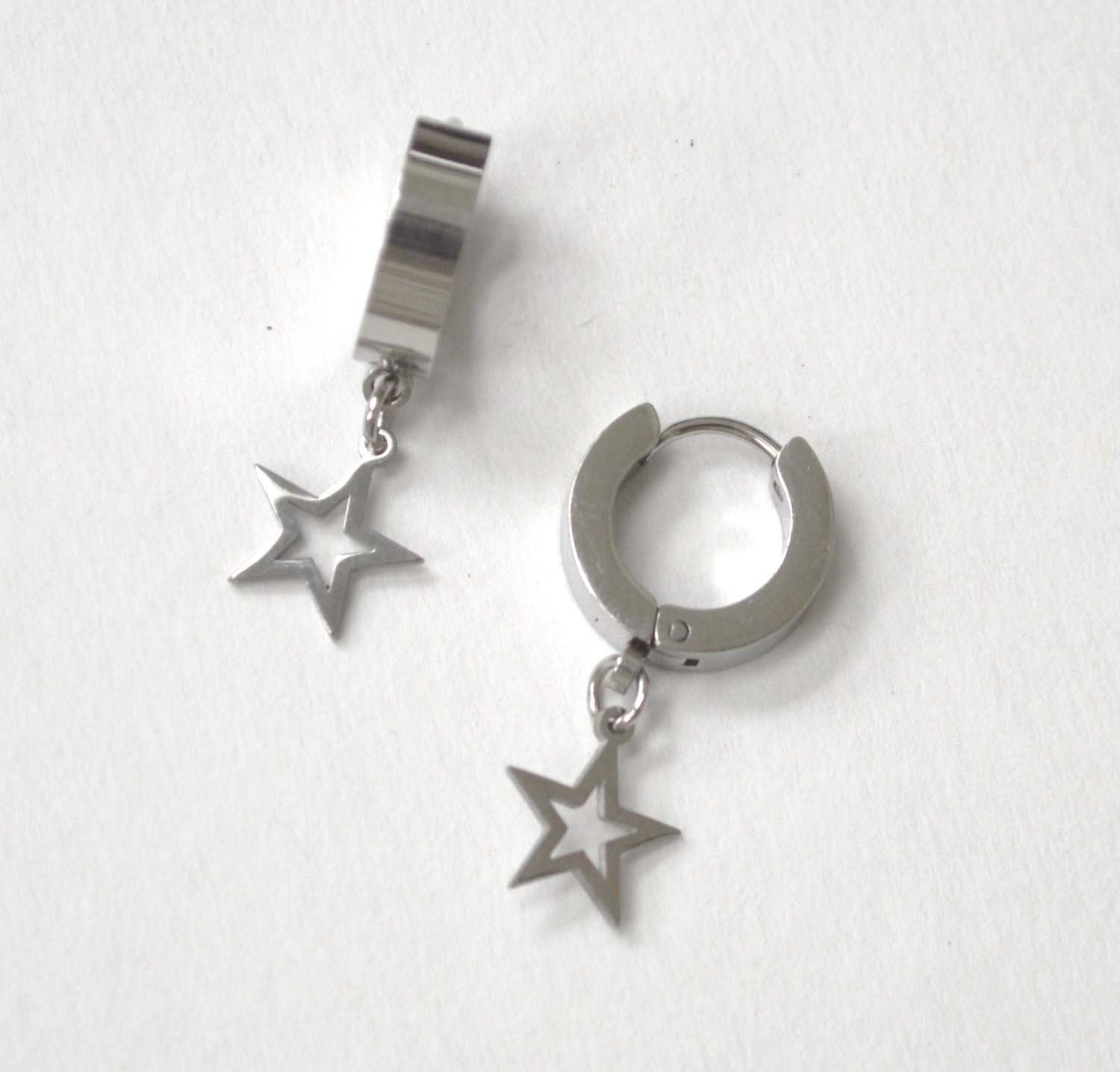 Dangling Star Huggies Earring 83-872S
