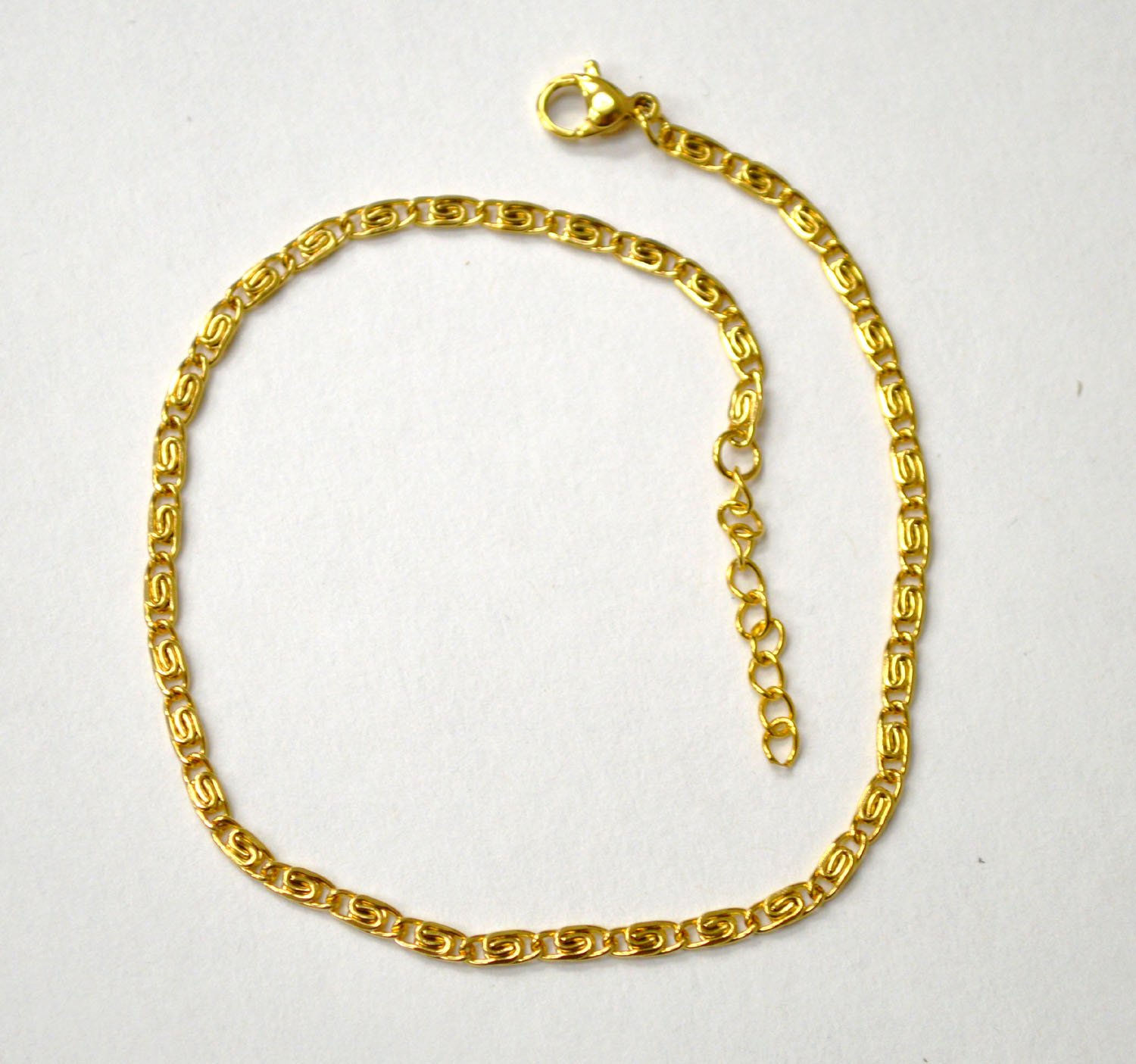 Gold IP Plated Anklet 82-220G