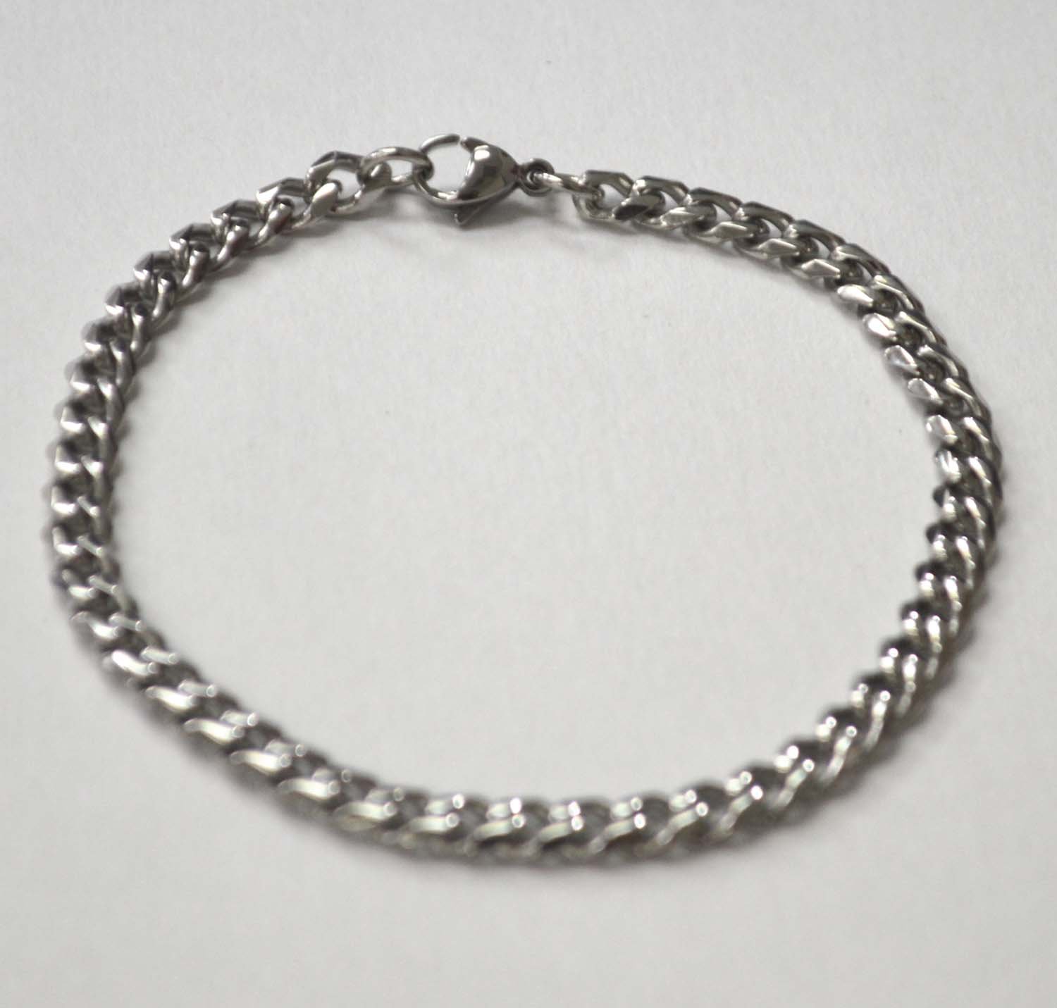 5mm Miami Cuban Stainless Steel Bracelet 84-239S-Mia-5 (2/pkg)