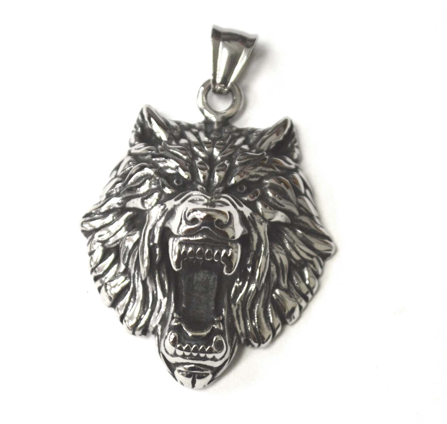Wolf Head Pendant 86-2359