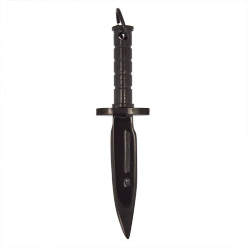 DAGGER BLACK PLATED Pendant 86-1388B