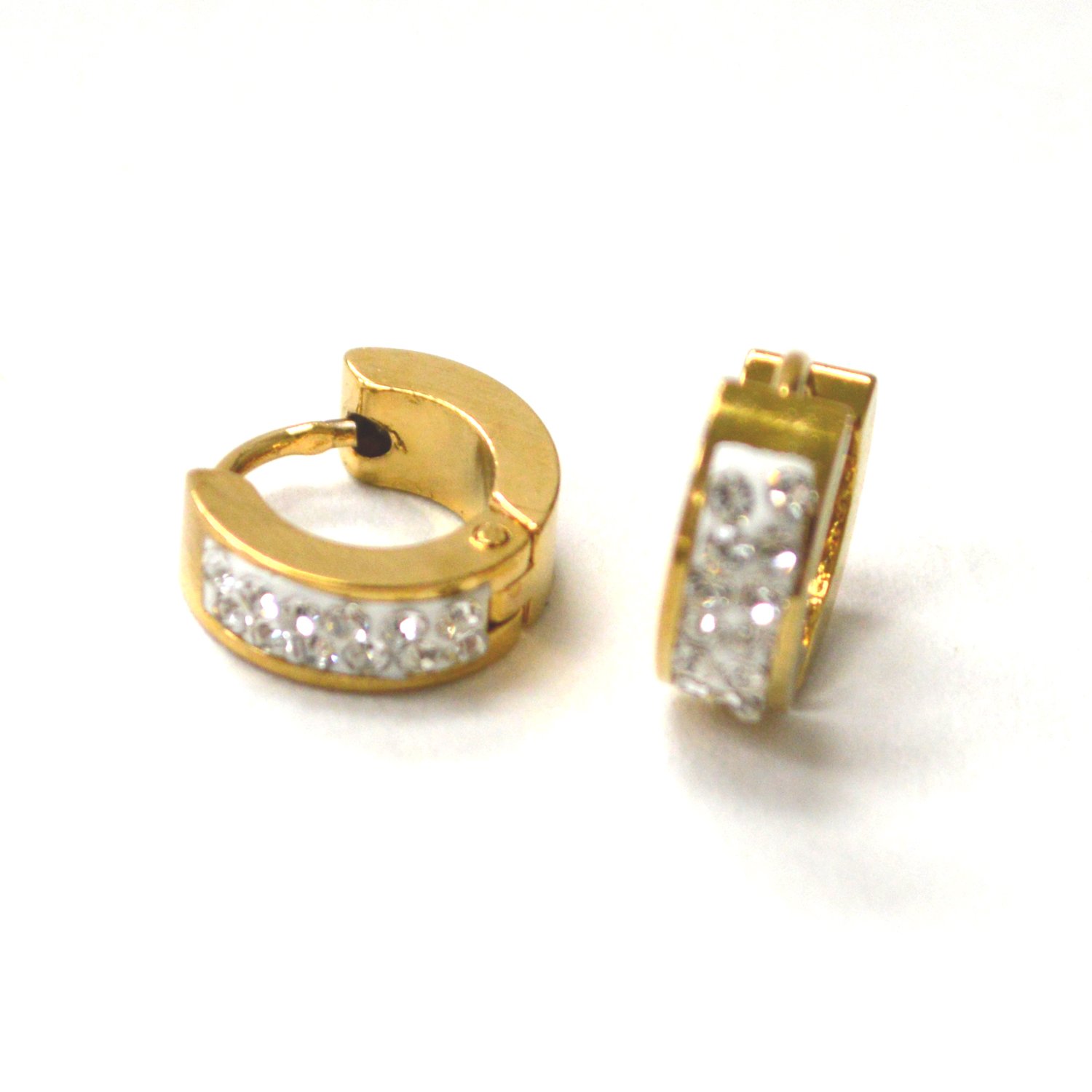 Huggies Gold IP Plated Earrings 83-1007G