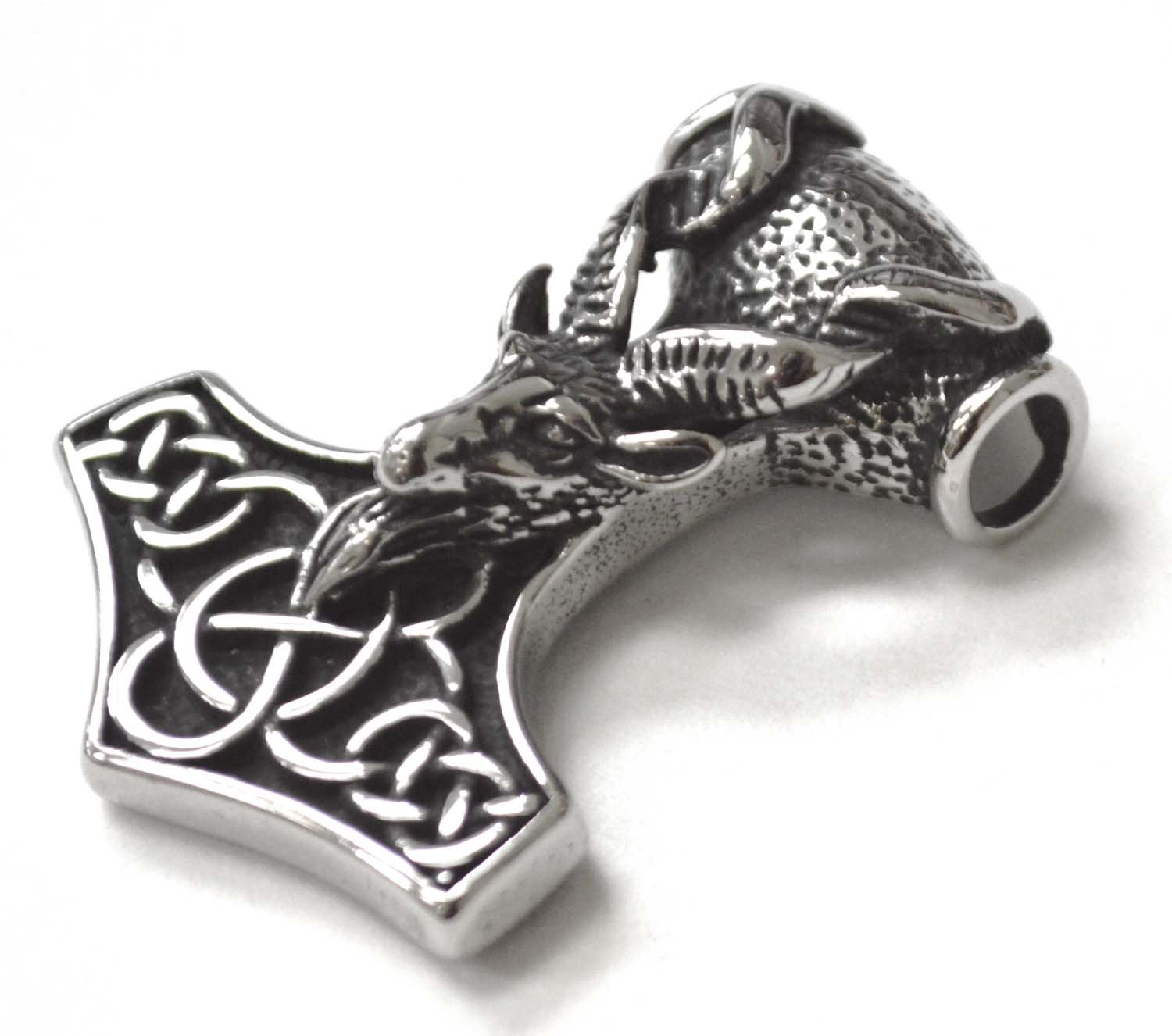 Thor's Hammer Stainless Steel Pendant 86-2455S