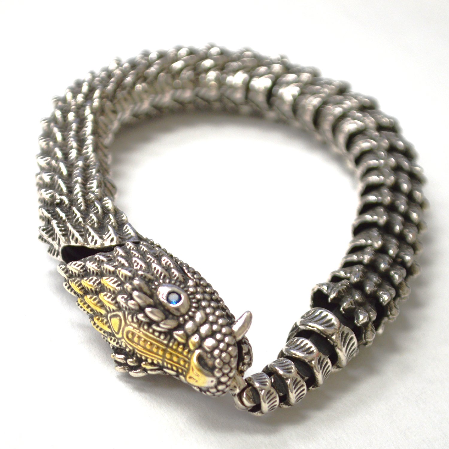 Snake Stainless Steel Bracelet 84-2004-2T