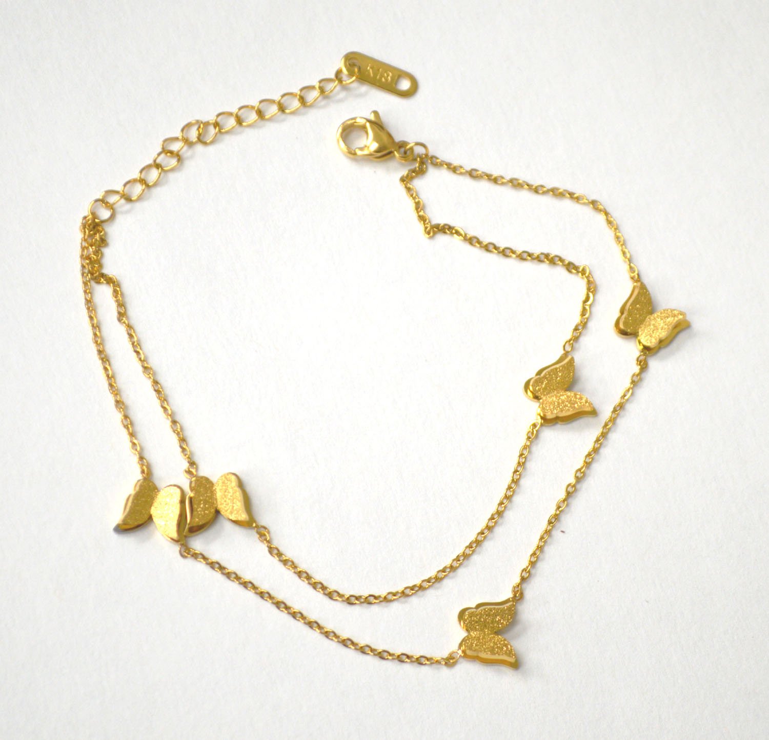 Butterfly Gold IP Plated Link 84-1892G