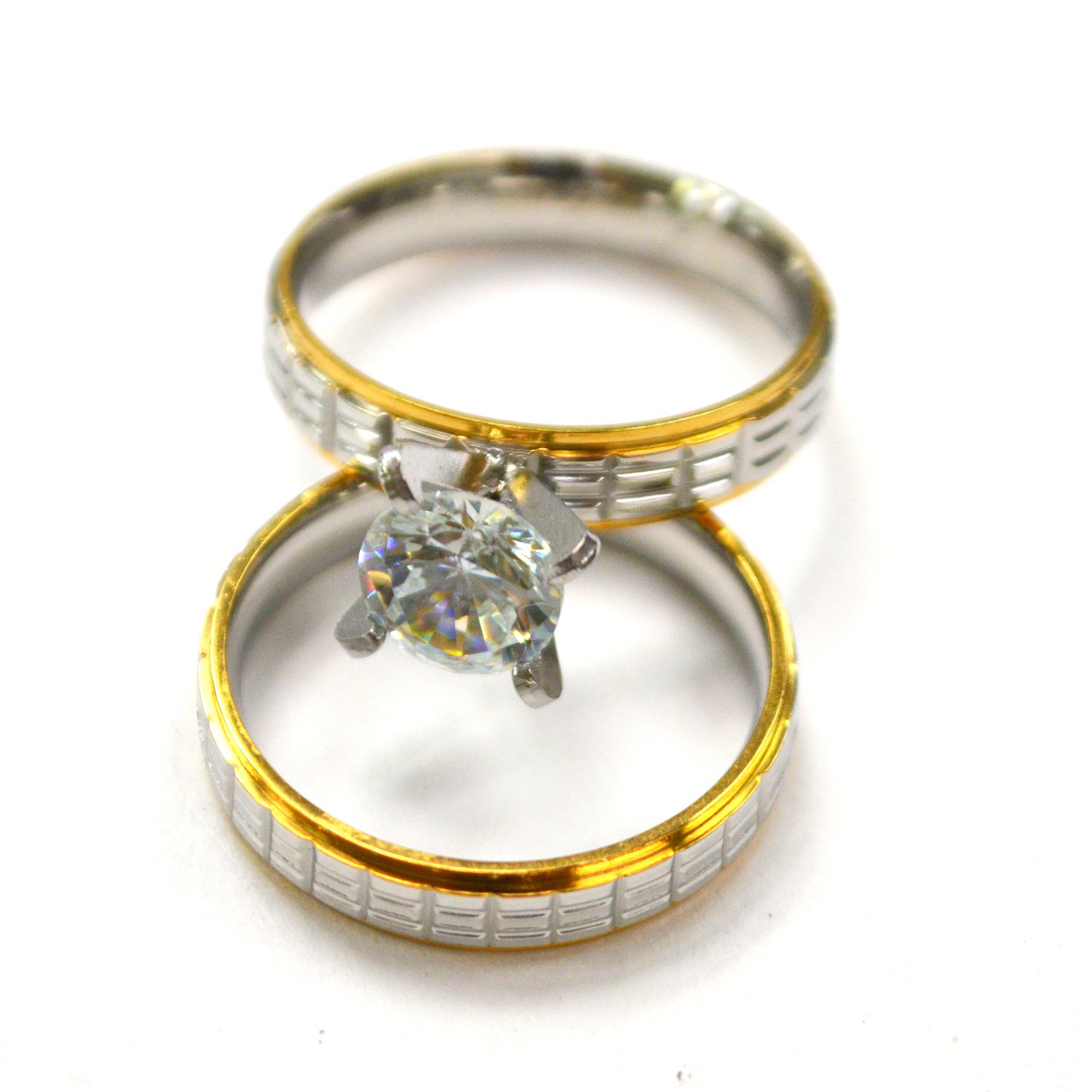 WEDDING SET RING (4x7mm) 81-1201