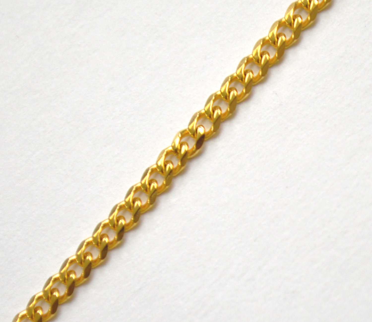 3.5mm Polished Miami Cuban Gold Plated 85-239G-Po Mia3.5