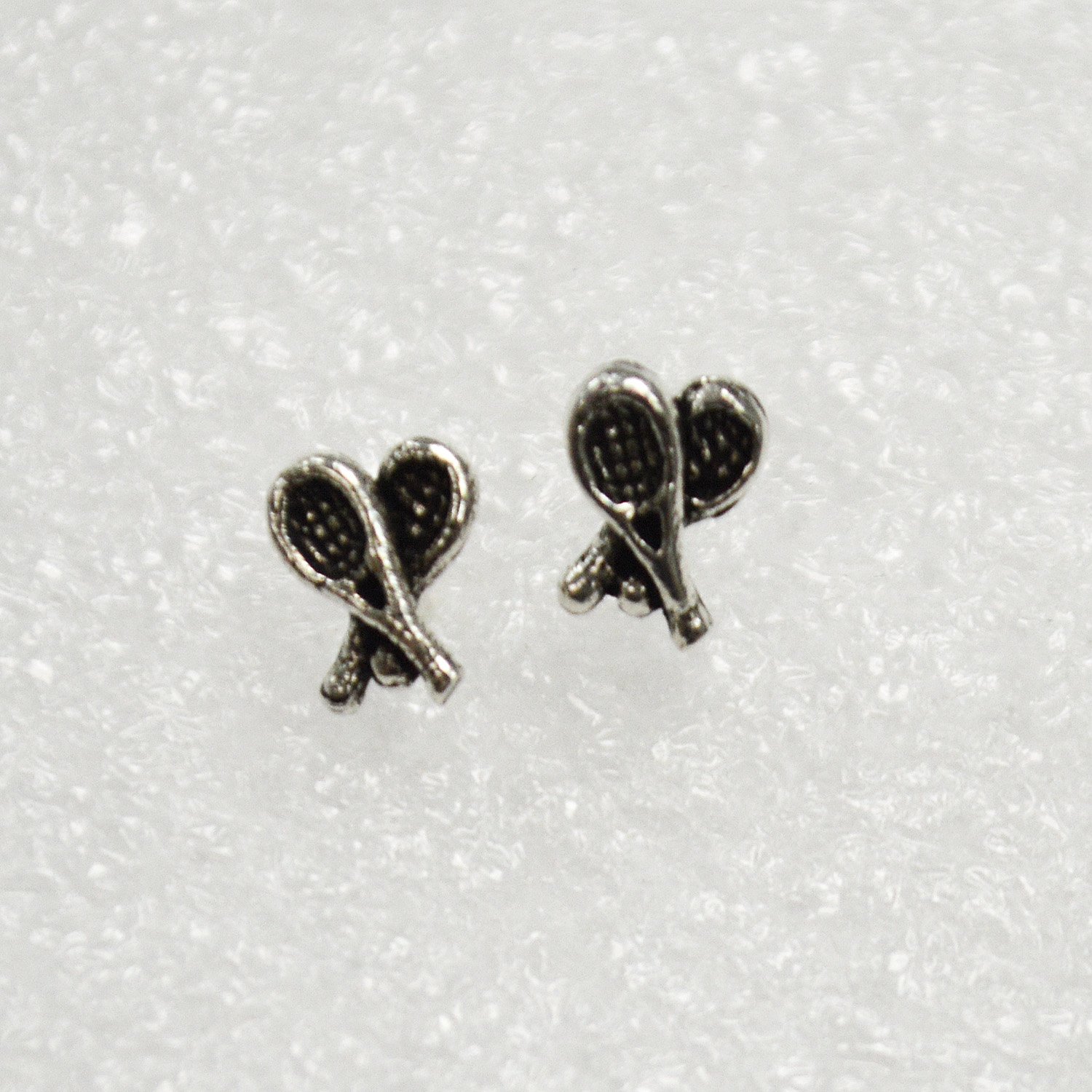 Tennis Racket Earring Sterling Silver 53-5014-2