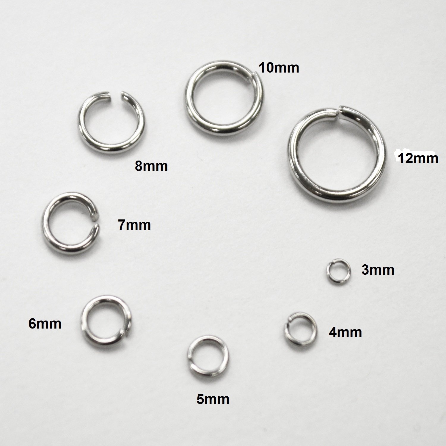 Jump Rings Stainless Steel Findings 88-22