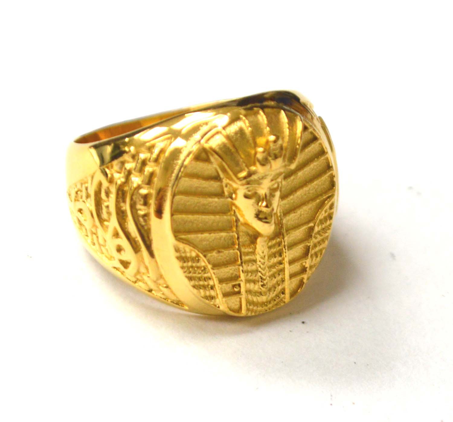 Pharoah Gold IP Plated Ring 81-1553G