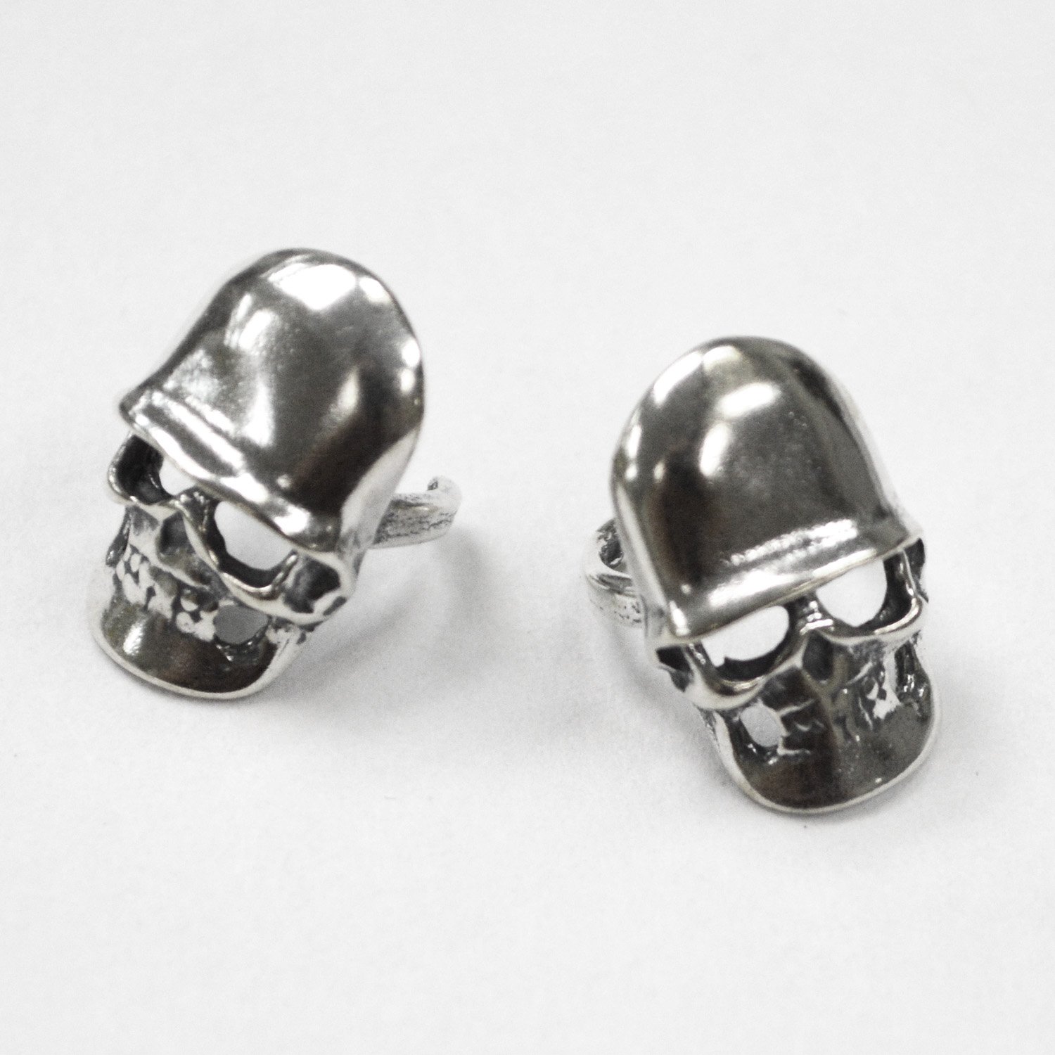 Skull Head Earcuff Sterling Silver 54-5124